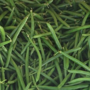 Pile of fresh green beans