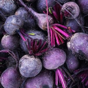 Pile of fresh beetroot