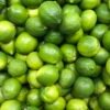 Pile of fresh green limes