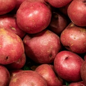 Pile of red potatoes