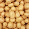 Pile of yellow potatoes