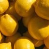 Pile of fresh yellow lemons
